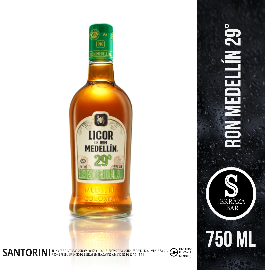 Ron medellin 29 - 750 ML