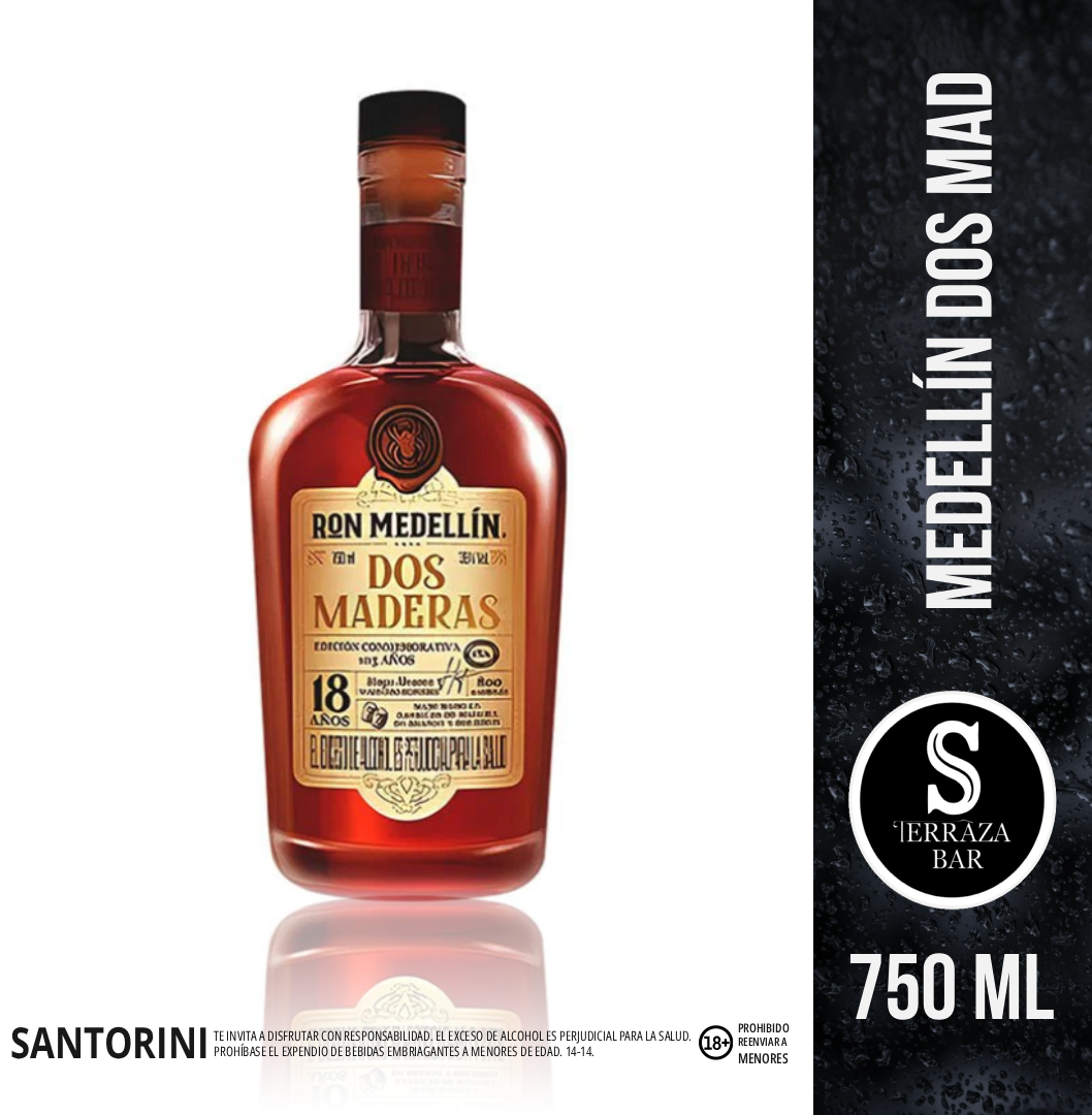 Ron medellin 18 anos - 750 ML