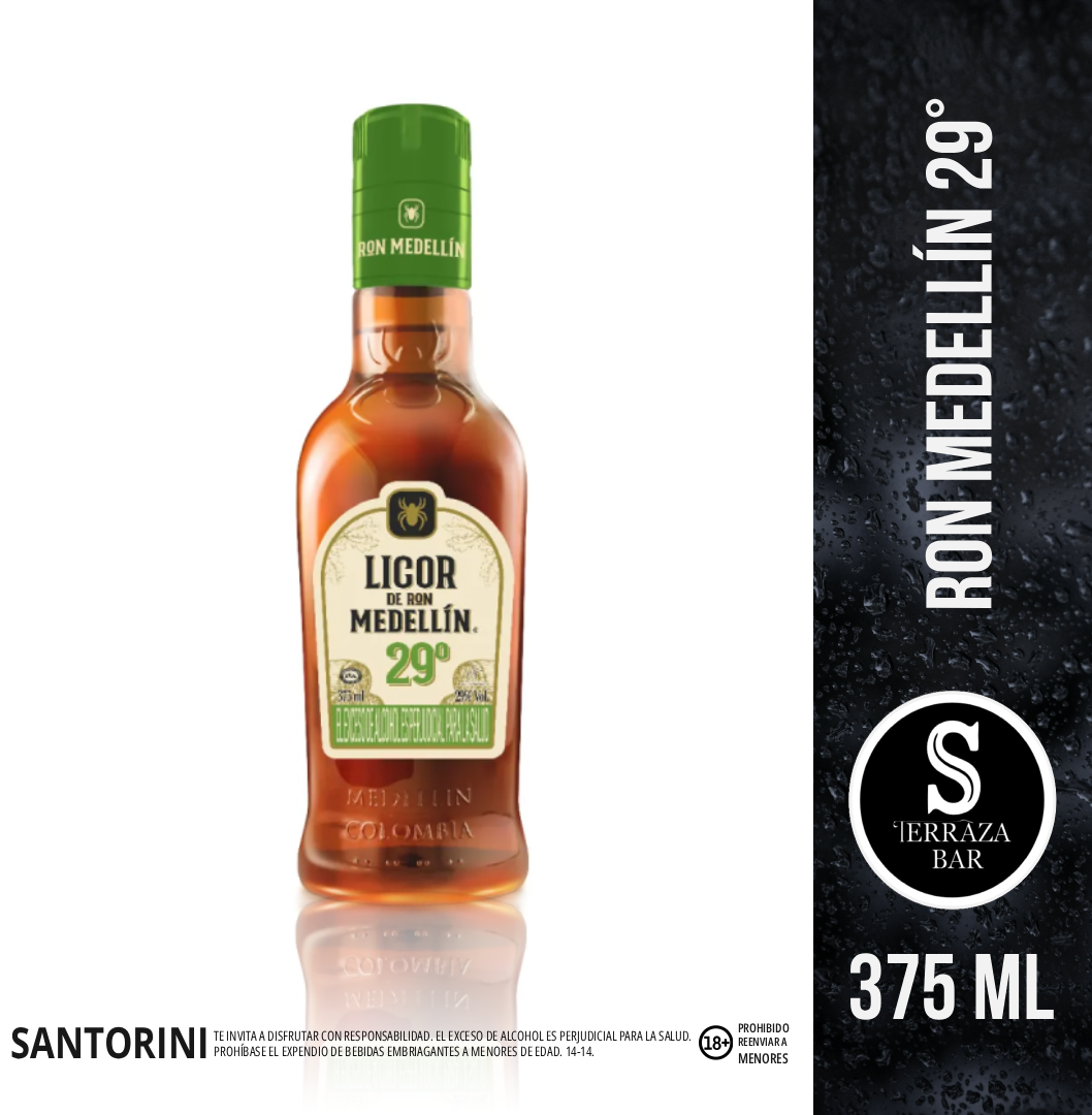 Ron medellín 29° - 375 ML