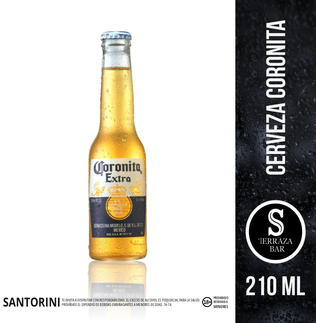 Cerveza coronita - 210 ML